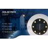 Solarbetriebene Bodenlampe - Gartenleuchte - wasserdicht - LED