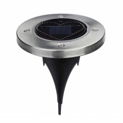 Herzförmige Solarlampe - Gartenlicht - Rasen / Veranda / Terrasse