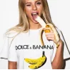 Dolce & Banana - funny print t-shirt - short sleeveBlouses & shirts