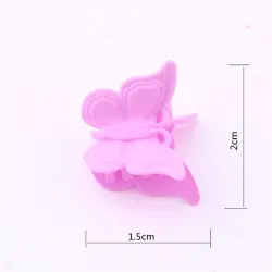 Mini colourful butterflies - hair clipsHair clips