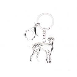 Great dane - enamel dog - metal keychainKeyrings