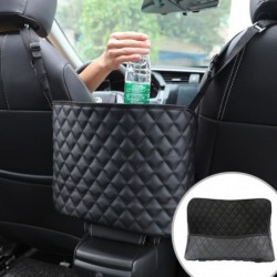 Leather storage bag - back car seat organiserInterior accessories