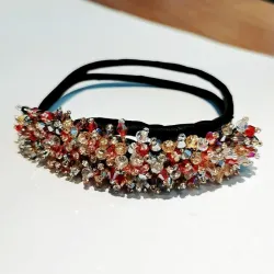 Crystal headband - hair decoration - with pearls / crystalsHair clips