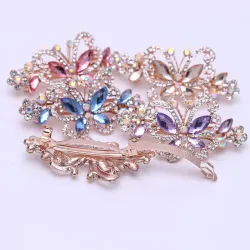 Crystal butterfly - elegant hair clipHair clips