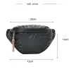 Fashionable small leather bag - with adjustable strap - waist / shoulderBags