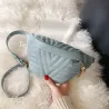 Fashionable small leather bag - with adjustable strap - waist / shoulderBags