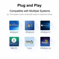 USB-C - HUB 3.0 3.1 Typ-C - 4-Port-Multisplitter - Adapter OTG