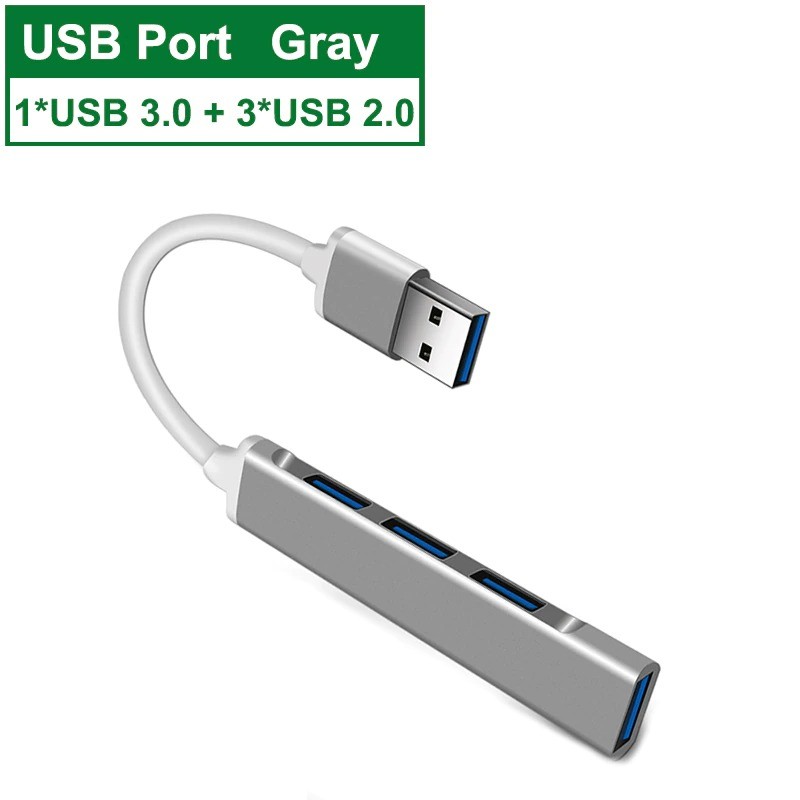 USB-C - HUB 3.0 3.1 Typ-C - 4-Port-Multisplitter - Adapter OTG