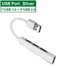 USB-C - HUB 3.0 3.1 Type-C - 4 port multi splitter - adapter OTGSplitters