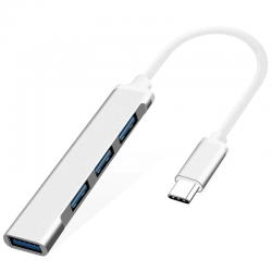 USB-C - HUB 3.0 3.1 Typ-C - 4-Port-Multisplitter - Adapter OTG