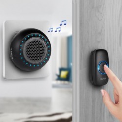 M523 - wireless doorbell kit - with touch button / 32 sounds - waterproof - LEDHome security