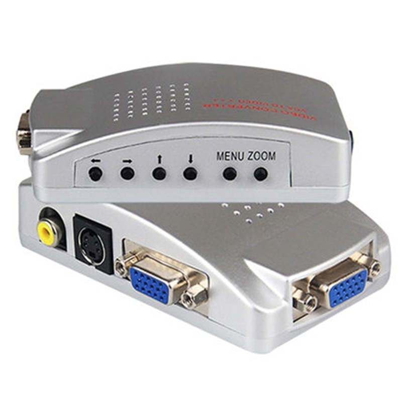 PC-Signalwandlerbox - Adapter - VGA auf TV AV RCA - NTSC PAL