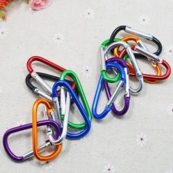 Alloy carabiner with buckle - keychain - 5 piecesKeyrings