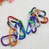 Alloy carabiner with buckle - keychain - 5 piecesKeyrings