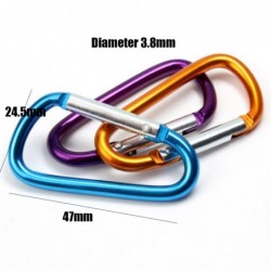 Alloy carabiner with buckle - keychain - 5 piecesKeyrings
