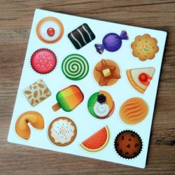 Desserts shaped fridge magnets - 16 piecesFridge magnets