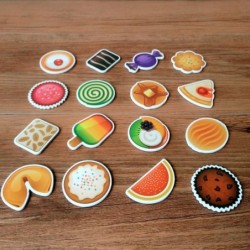 Desserts shaped fridge magnets - 16 piecesFridge magnets