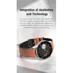 SANLEPUS - Smart Watch - Herzfrequenz - Telefonate - Training - wasserdicht - Bluetooth - Android / IOS