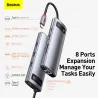 Baseus - USB 3.0 Typ-C HUB auf HDMI RJ45 - SD Reader PD - Dockstation - Splitter - für MacBook Pro