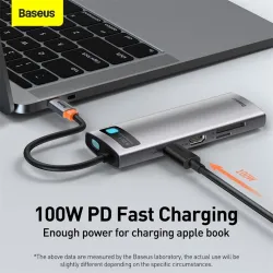 Baseus - USB 3.0 Typ-C HUB auf HDMI RJ45 - SD Reader PD - Dockstation - Splitter - für MacBook Pro