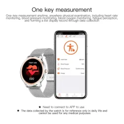 Sport Smart Watch - Herzfrequenz - Blutdruck - wasserdicht - Android / IOS