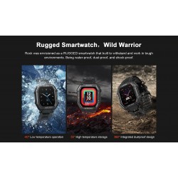 KOSPET ROCK - Smart Watch - Bluetooth - Android / IOS - wasserdicht - Fitness-Tracker - Blutdruckmessgerät