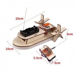 Wireless RC model - wooden scientific experiment - educational toy - DIY kitBoats