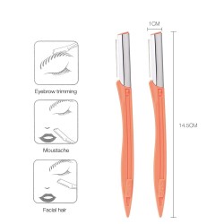 Augenbrauentrimmer / Klingenrasierer / Shaper / Gesichtshaarentfernung - 2 Stück