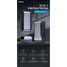 Baseus - USB-C 3.0 / HUB Typ-C auf HDMI - RJ45 VGA SD / TF - Netzteil - 17 in 1 Dockingstation für Macbook Pro