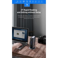 Baseus - USB-C 3.0 / HUB Typ-C auf HDMI - RJ45 VGA SD / TF - Netzteil - 17 in 1 Dockingstation für Macbook Pro