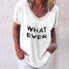 Classic loose t-shirt - short sleeve - letter printedBlouses & shirts