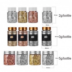 Goldfolienpapier - Flocken - Konfetti - für Epoxidharz Handwerk / Nailart / Schmuckherstellung