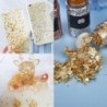 Goldfolienpapier - Flocken - Konfetti - für Epoxidharz Handwerk / Nailart / Schmuckherstellung