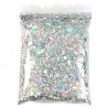 Nailart Glitter - gemischte Sechseckform / Pailletten / Flocken / Scheiben - 50g