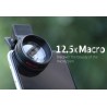 Telefonkameraobjektiv - 0,45X Weitwinkel / 10X Makro - Clip-on - Kit