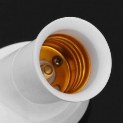 E27 Lampenadapter - Konverter - Schraubsockel - 45 Grad Neigung