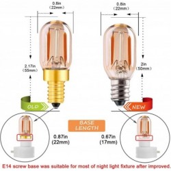 Vintage LED bulb - Edison tubular - T22 - E12 - E14 - 1W - dimmable - 2200K gold - 25 piecesE14
