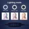 LED-Selfie-Ring - Fülllichtlampe - mit Stativ - für Make-up / Video / Fotos - dimmbar