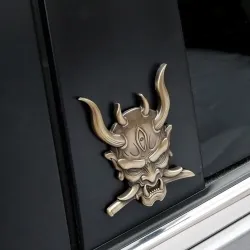 3D warrior - car / motorcycle sticker - metal emblemStickers