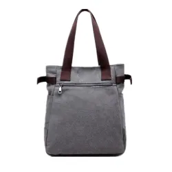 Classic canvas bag with printed catHandbags