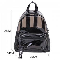 Modischer transparenter Rucksack - Schultasche