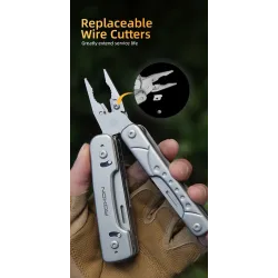ROXON S802 Phantom - multi tool - pliers / scissors with replaceable knife / wire cuttersPliers