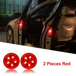 Autotür-LED-Warnleuchte - drahtlose magnetische Induktion - 2 Stück