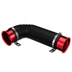 Car air filter - intake pipe - cold feed - flexible inlet duct induction - 76mmAir filters