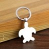 Fashionable metal keychain with turtleKeyrings