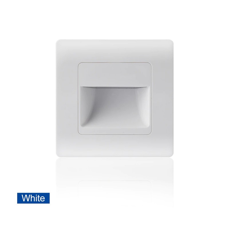 LED wall / stairs light - recessed lamp design - PIR motion sensor - AC85-265VWall lights