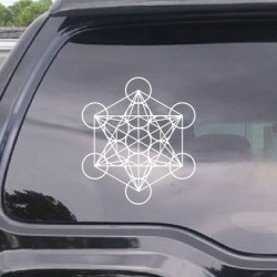Metatron's cube - sacred geometry sticker - for car / laptop / windowStickers