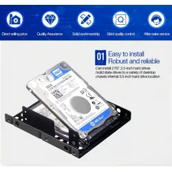 UTHAI G16 - thick - double-layer hard drive bracket - 2.5 to 3.5 inch hard disk BayHDD case