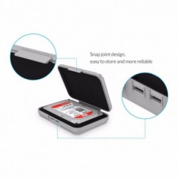 3.5 inch hard drive HDD protection box - storage case - with labelHDD case