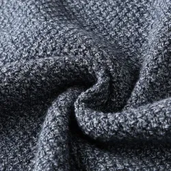 Klassischer Strickpullover mit Streifen - Kaschmir / Baumwolle